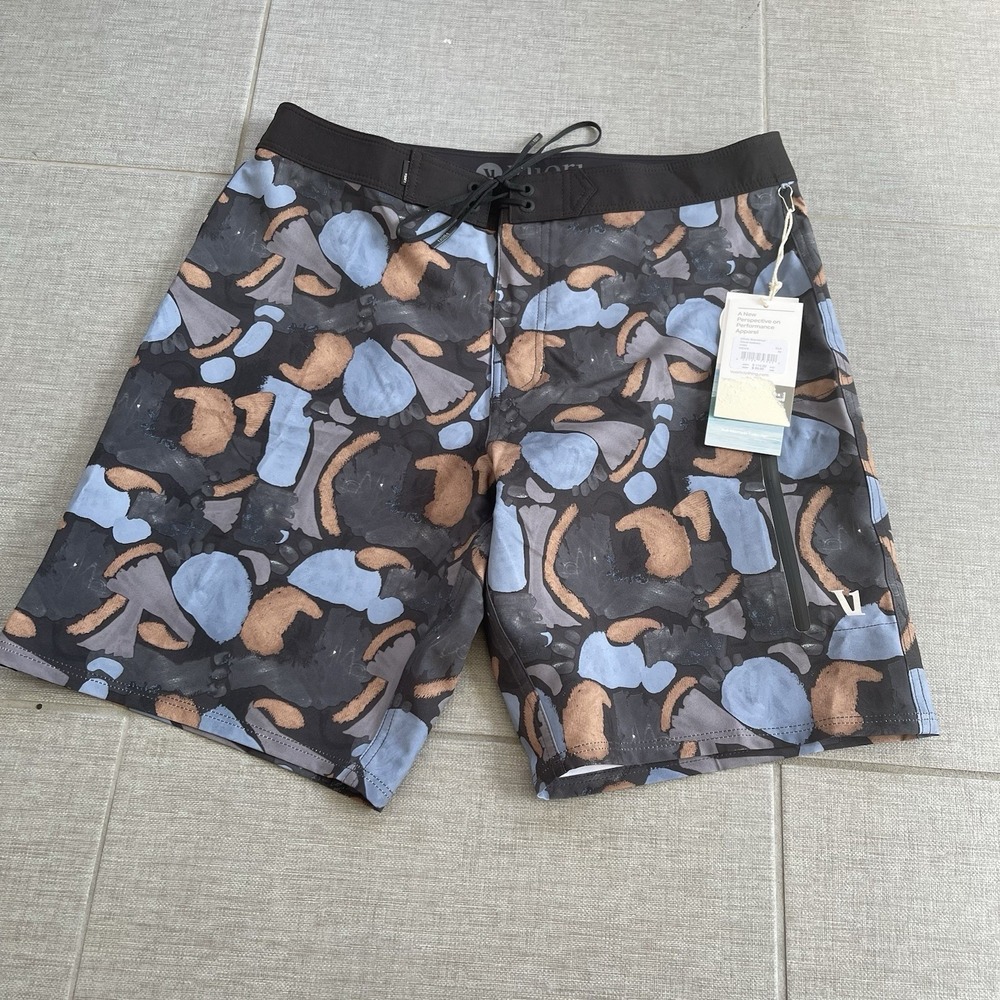 VUORI Infinity Board Shorts Size 30 Cloud Abstract NEW Beach Swim Surf Gorpcore